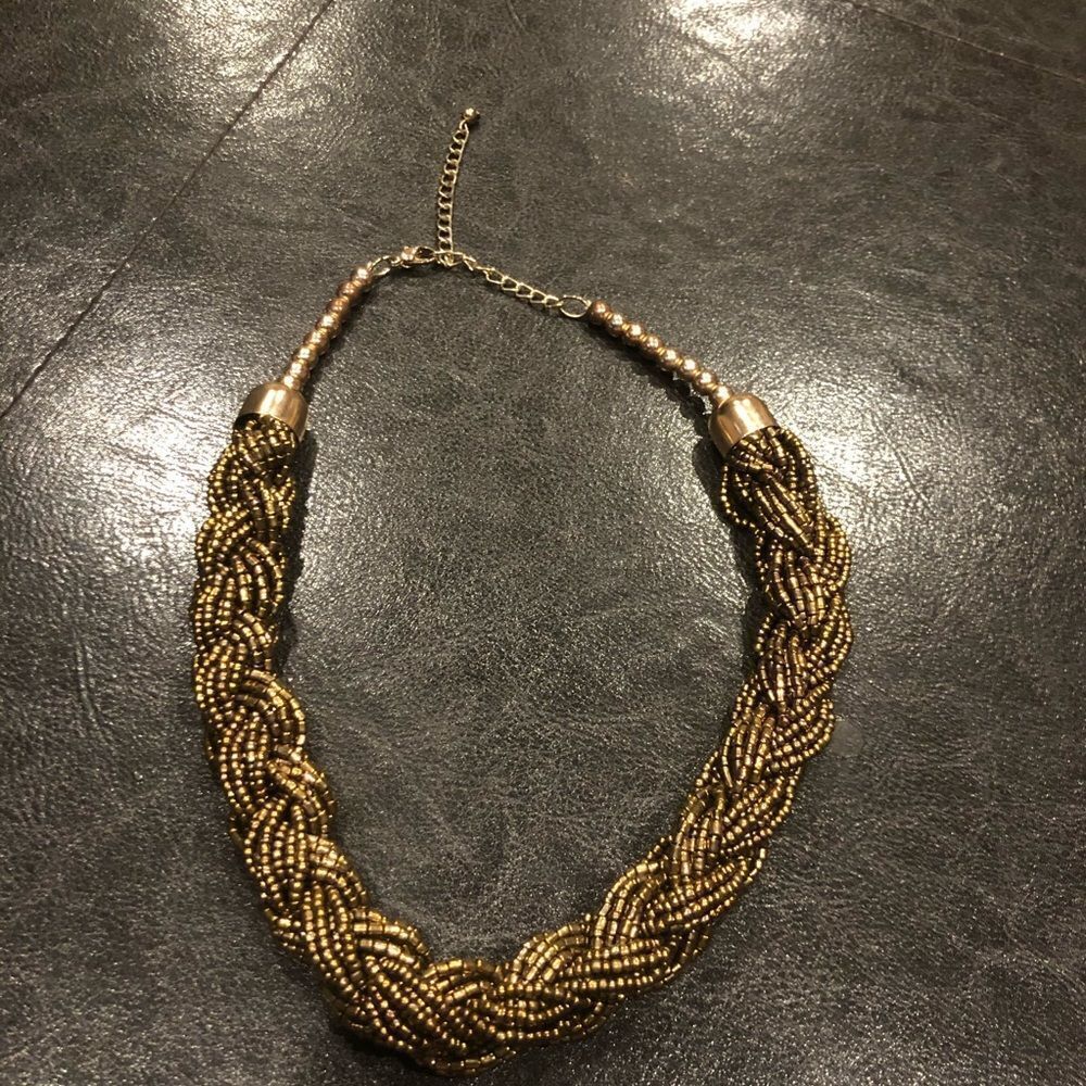 Gold Plated Chunk Necklace